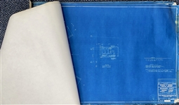 1953 Milwaukee County Stadium Grassold & Johnson Osborn Engineering Co. 24x36 Blueprints 