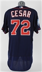 2019 Randy Cesar Minnesota Twins Spring Training Jersey (MEARS LOA/MLB Hologram)