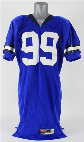 1999 Nathan Davis Dallas Cowboys Throwback Style Jersey (MEARS LOA)