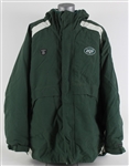 2000s New York Jets NFL Equipment Sideline Parka (MEARS LOA)