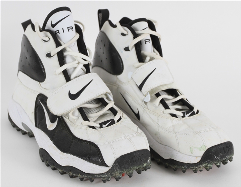2000 Nike Air Zoom Game Worn Football Cleats (MEARS LOA)