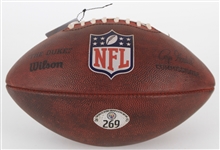 2021 (September 19) Ben Roethlisberger Pittsburgh Steelers Final Season Game Used ONFL Goodell Football (MEARS LOA/Steelers COA) 