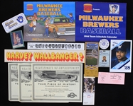 1970s-2000s Milwaukee Brewers Memorabilia (Lot of 15)