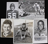 1938-66 Football Original Photography Collection - Lot of 5 w/ Ki Aldrich, Lionel Aldridge and Kermit Alexander