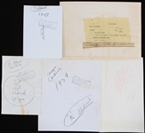 1938-66 Football Original Photography Collection - Lot of 5 w/ Ki Aldrich, Lionel Aldridge and Kermit Alexander