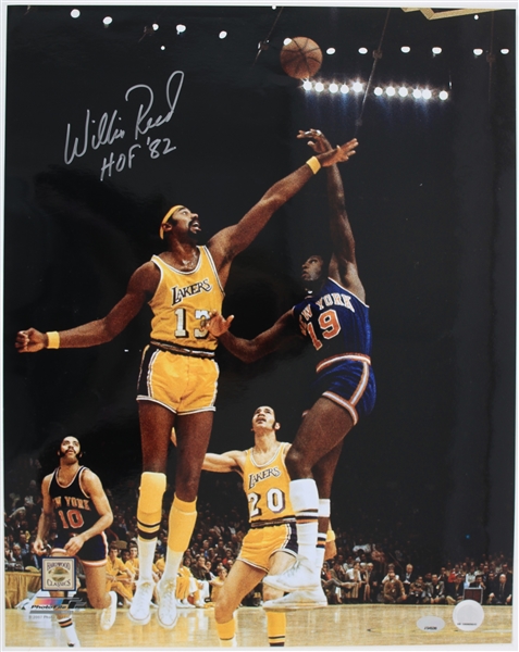 2007 Willis Reed New York Knicks Signed 16" x 20" Photo (JSA & PSA/DNA)