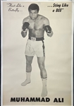 1970s Muhammad Ali World Heavyweight Champion 55" x 78" Float Like A Butterfly Sting Like A Bee Poster (Troy R Kinunen Collection)
