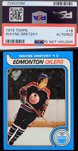 1979 Wayne Gretzky Edmonton Oilers Topps Trading Card #18 