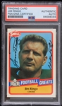 1989 Jim Ringo Green Bay Packers Signed Swell Trading Card (PSA/DNA Slabbed)