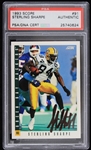 1993 Sterling Sharpe Green Bay Packers Signed Score #91 Trading Card (PSA/DNA Slabbed) 