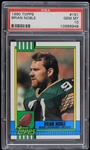 1990 Brian Noble Green Bay Packers Topps #151 Trading Card (PSA GEM MT 10)