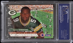 1993 Wayne Simmons Green Bay Packers Ultra #154 Trading Card (PSA Mint 9)