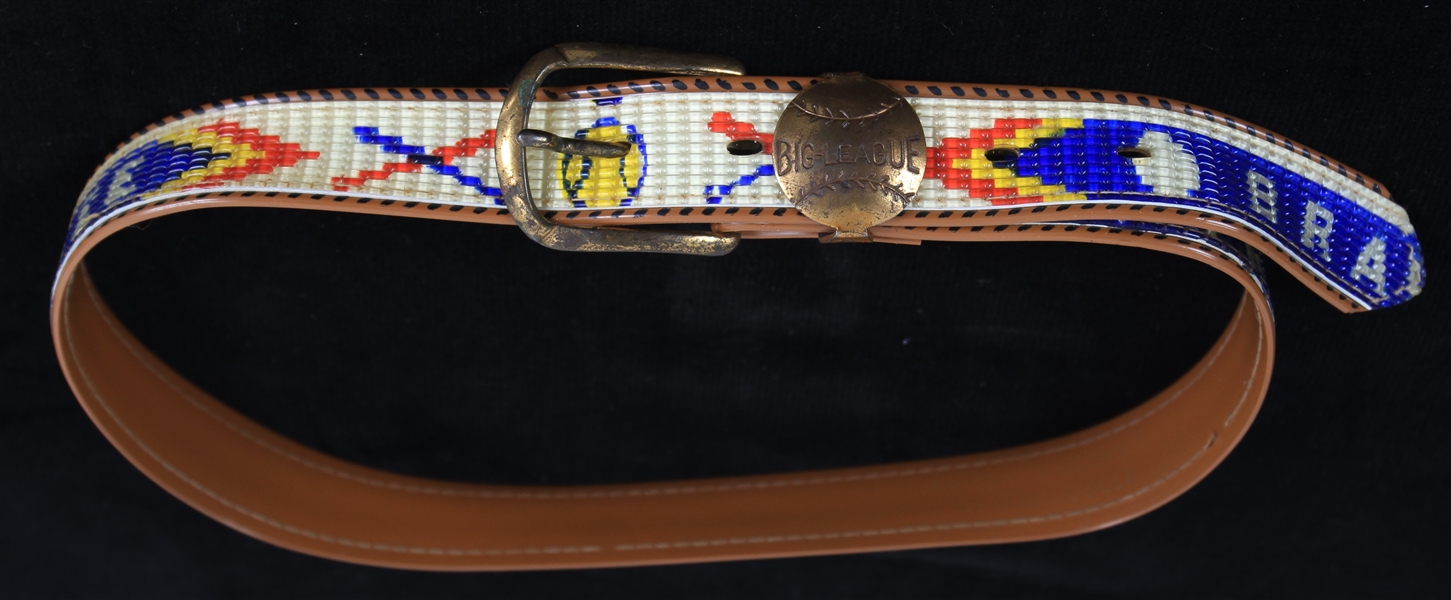 1950s Milwaukee Braves Big League 27" Belt (Very Rare Early Souvenir)