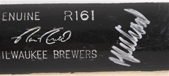 2002 Ronnie Belliard Milwaukee Brewers Signed Louisville Slugger Professional Model Game Used Bat (MEARS LOA/*JSA*)