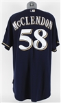 2011 Mike McClendon Milwaukee Brewers NL Central Champions Game-Worn Jersey (MEARS LOA)