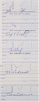 1970s Milwaukee Brewers Signed Sheraton Dallas Hotel Receipts Including Jim Bragan, Tom Murphy, Al Widmar and more (Lot of 25)(JSA)