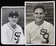 1934-38 Zeke Bonura Bill Dietrich Chicago White Sox Original Photos - Lot of 2