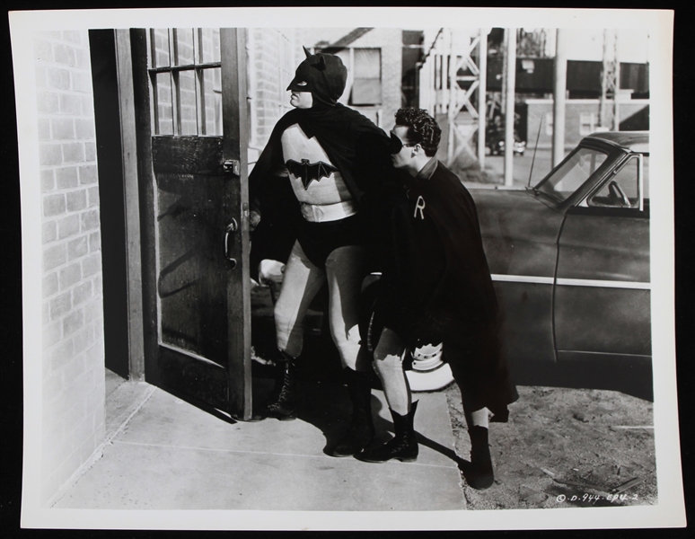 1943 Lewis Wilson Douglas Croft Columbia Pictures Batman 8" x 10" Type 2 Photo 