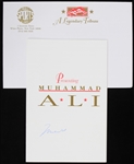 1990s Muhammad Ali World Heavyweight Champion Signed Tribute Night Program (JSA/Troy Kinunen Collection)