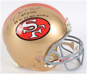 2010 Joe Montana San Francisco 49ers Signed & Multi Inscribed Full Size Helmet (*JSA*)
