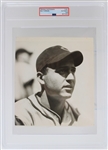 1936 Billy Herman Chicago Cubs 7" x 8" Original Photo (PSA Slabbed Type 1)