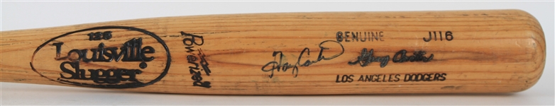 1991 Gary Carter Los Angeles Dodgers Signed Louisville Slugger Professional Model Bat (MEARS LOA/JSA & PSA/DNA)