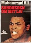 1977 Muhammad Ali The Greatest Sandheden Om Mit Liv 24" x 33" Danish Language Movie Poster (Troy Kinunen Collection)