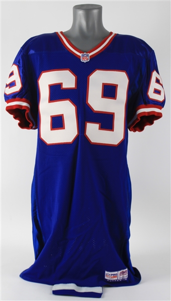 1997 Derek Engler New York Giants Home Jersey (MEARS LOA)