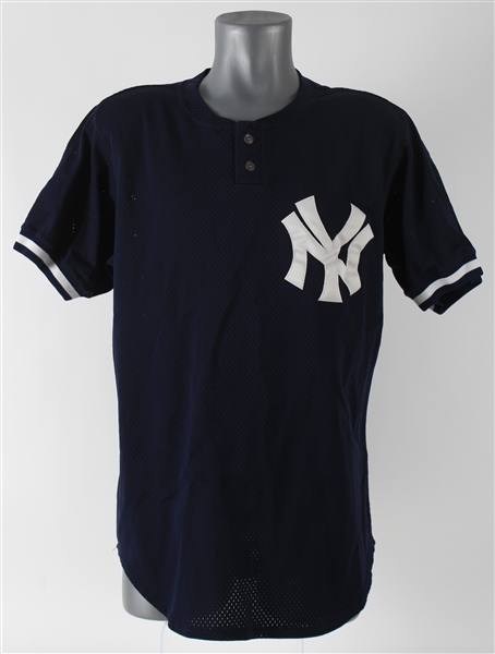 Lot Detail - 1993 Clete Boyer New York Yankees Batting Practice Jersey ...