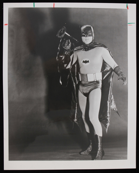 1988 Adam West as Batman 8x10 Black and White Photo