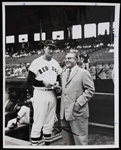 1960 Ted Williams Boston Red Sox 8x10 Black and White Photo