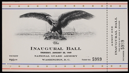 1949 Inaugural Ball Full Ticket