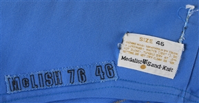 1976 Cal McLish Milwaukee Brewers Game Worn Road Jersey (MEARS A9)