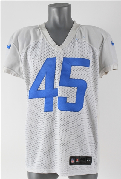 2020 Cole Mazza Los Angeles Chargers Practice Jersey (MEARS LOA)