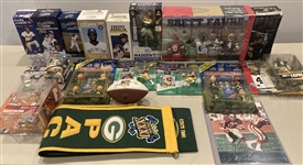 1970s-2000s Green Bay Packers, Milwaukee Brewers Bobble Heads, Photos, Starting Line-Ups and more (Lot of 75+)