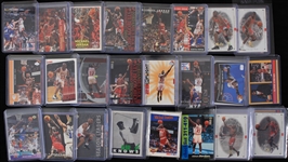 1990s-2000s Michael Jordan Chicago Bulls Basketball Trading Cards - Lot of 97