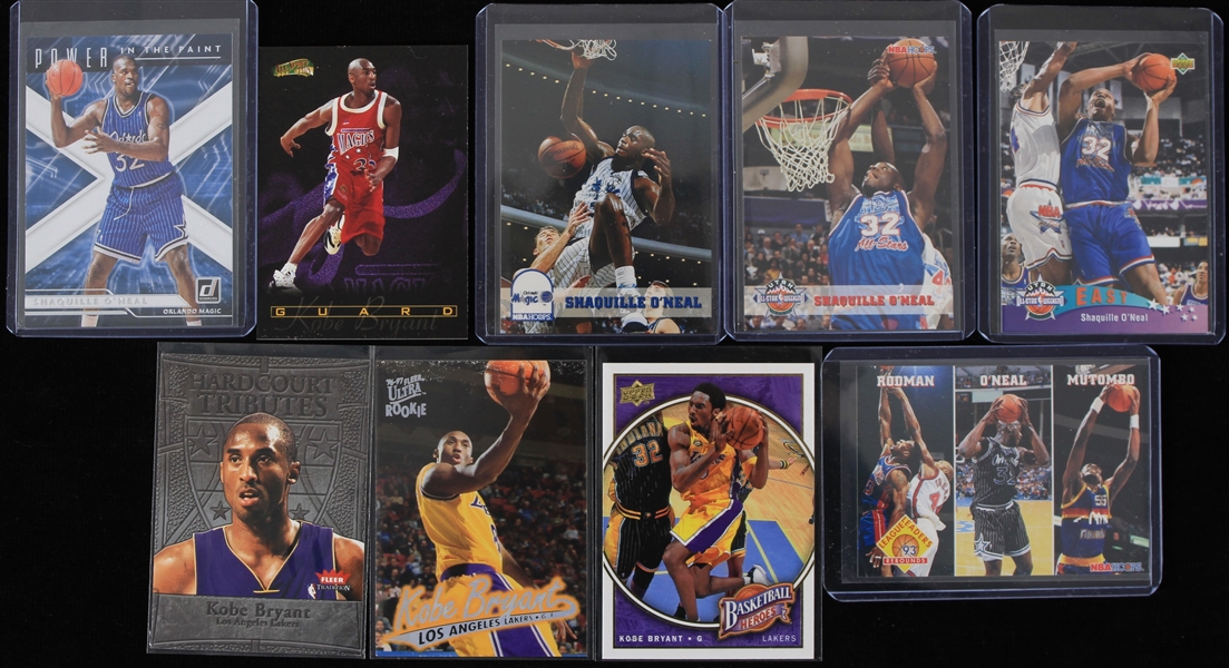 Lot Detail - 1990's-2000's Shaquille O'neal Kobe Bryant Los Angeles 