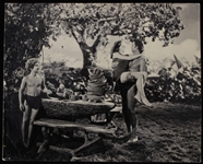 1930s Tarzan and Jane 8x10 Black and White Photo