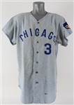 1971 Al Spangler Chicago Cubs Game Worn Road Jersey (MEARS LOA)