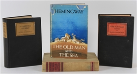 1926-52 Ernest Hemingway Hardcover Books - Lot of 4 w/ 3 First Editions
