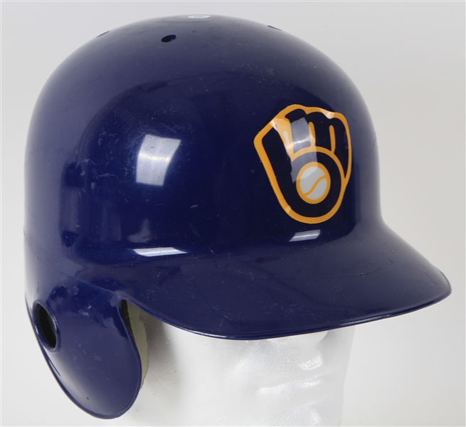 1987 Milwaukee Brewers Professional Model Batting Helmet (MEARS LOA)
