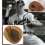 1953-63 Del Crandall Milwaukee Braves Signed MacGregror G180 Game Worn Personal Autograph Model Catchers Mitt (MEARS LOA/JSA)