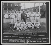 1907 Milwaukee Alderman 9x10 Black and White Team Photo