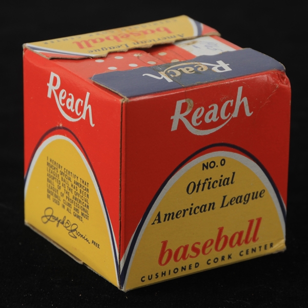 1960s Reach Official Major League Baseball Retail Box Only