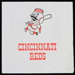 1959 Cincinnati Reds Cocktail Napkin Schedule