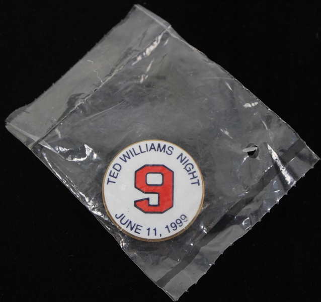 1999 Ted Williams Boston Red Sox Ted Williams Night Commemorative Pin