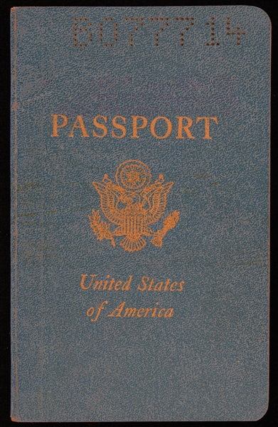 1961 Angelo Dundee Muhammad Alis Trainer Multi-Signed Passport (JSA/Dundee Estate/Troy Kinunen Collection)