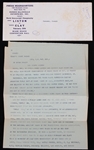 1964 Muhammad Ali Sonny Liston World Heavyweight Championship Press Headquarters Envelope w/ Typed Page (Troy Kinunen Collection)