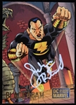 1995 Jackson Bostwick Signed Black Adam DC Versus Marvel Card (JSA/Bostwick LOA)