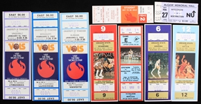 1982 College Basketball Ticket Stubs (Lot of 9)